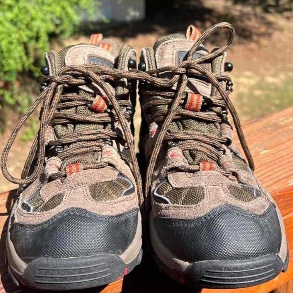 Red Head Womens 8 Caliber Brown Black Mid Ankle Waterproof Hiking Boots P4115WER